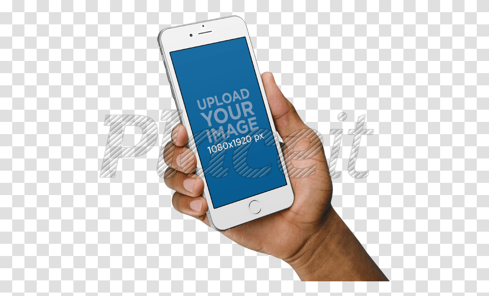 Mockup Of An Iphone 6 Plus Being Held By A Man A11070 Iphone, Mobile Phone, Electronics, Cell Phone, Person Transparent Png