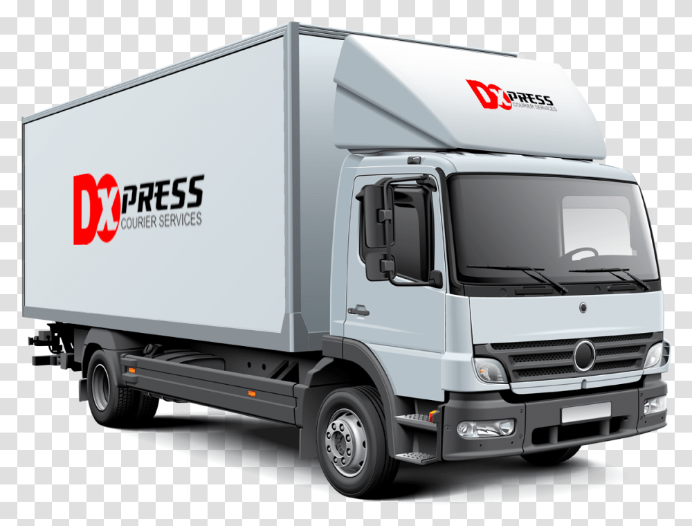 Mockup Truck Free, Vehicle, Transportation, Van, Moving Van Transparent Png