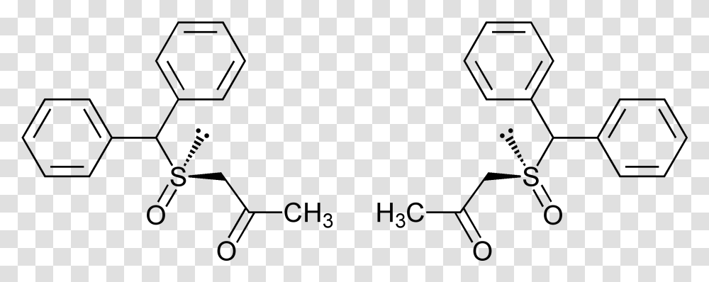 Modafinil Enantiomers Strutural Formulae Armodafinil Vs Modafinil, Gray, World Of Warcraft Transparent Png