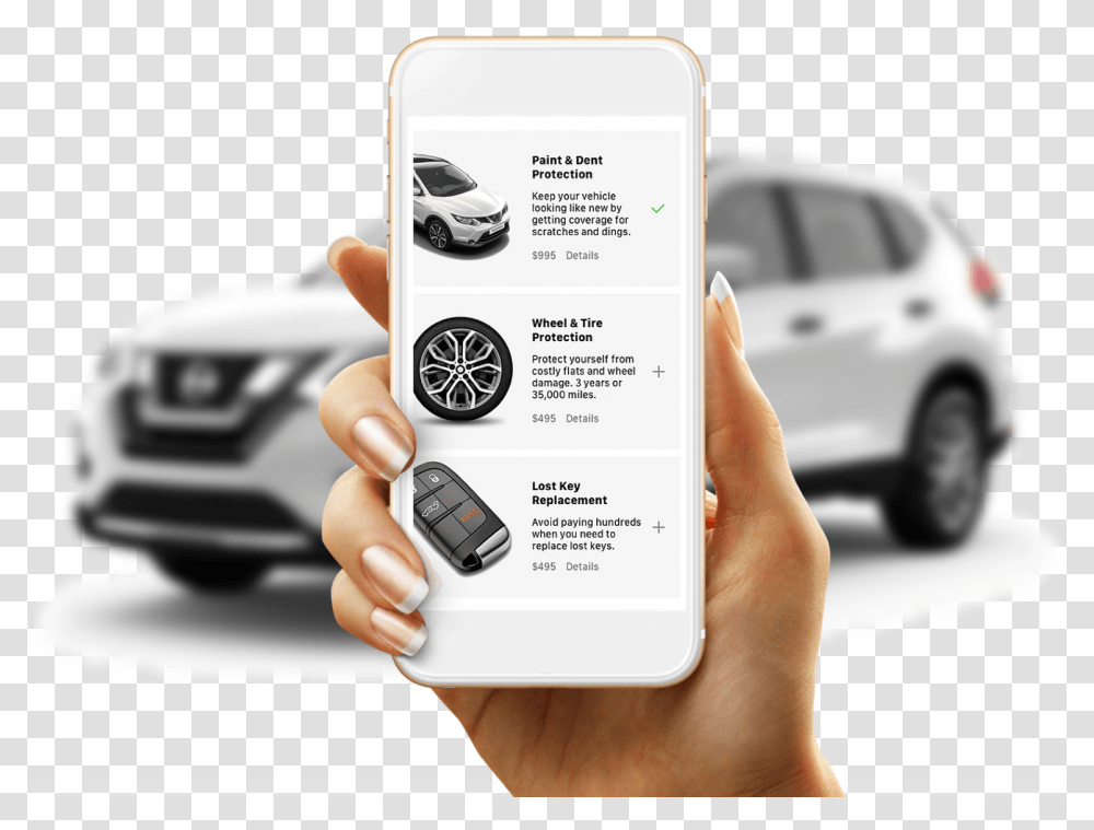 Modal The Future Of Automotive Digital Commerce Modal Up Drive Motors, Person, Mobile Phone, Electronics, Text Transparent Png