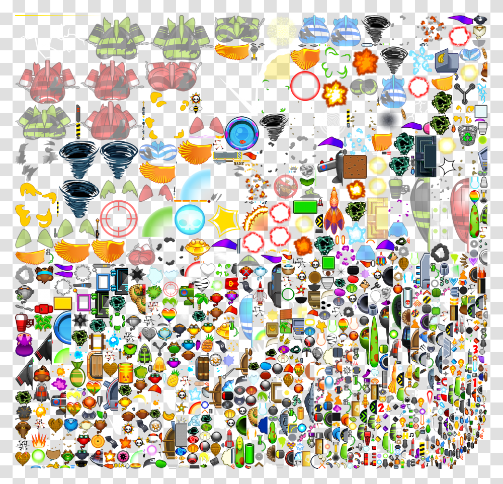 Modded And Old Not Working Bloons Td Battles Texture Pack, Collage, Poster, Advertisement Transparent Png