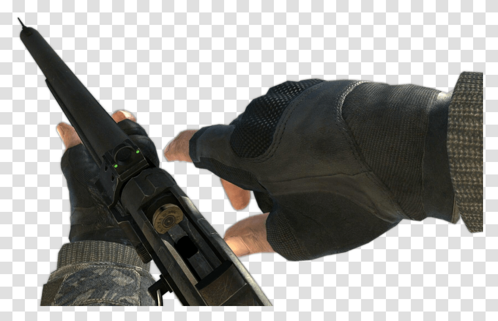 Model 1887 Loading Mw3 Assault Rifle, Person, Human, Weapon, Weaponry Transparent Png