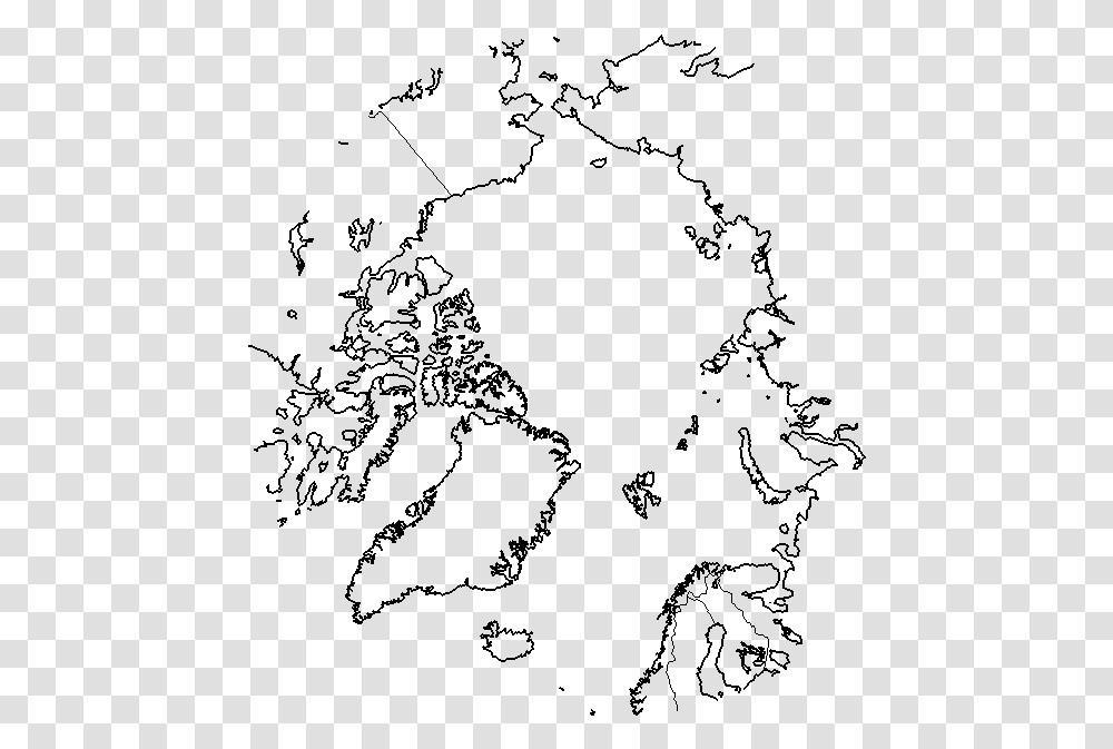 Model Charts For North Pole Outline Of The Arctic Ocean, Gray, World Of Warcraft Transparent Png