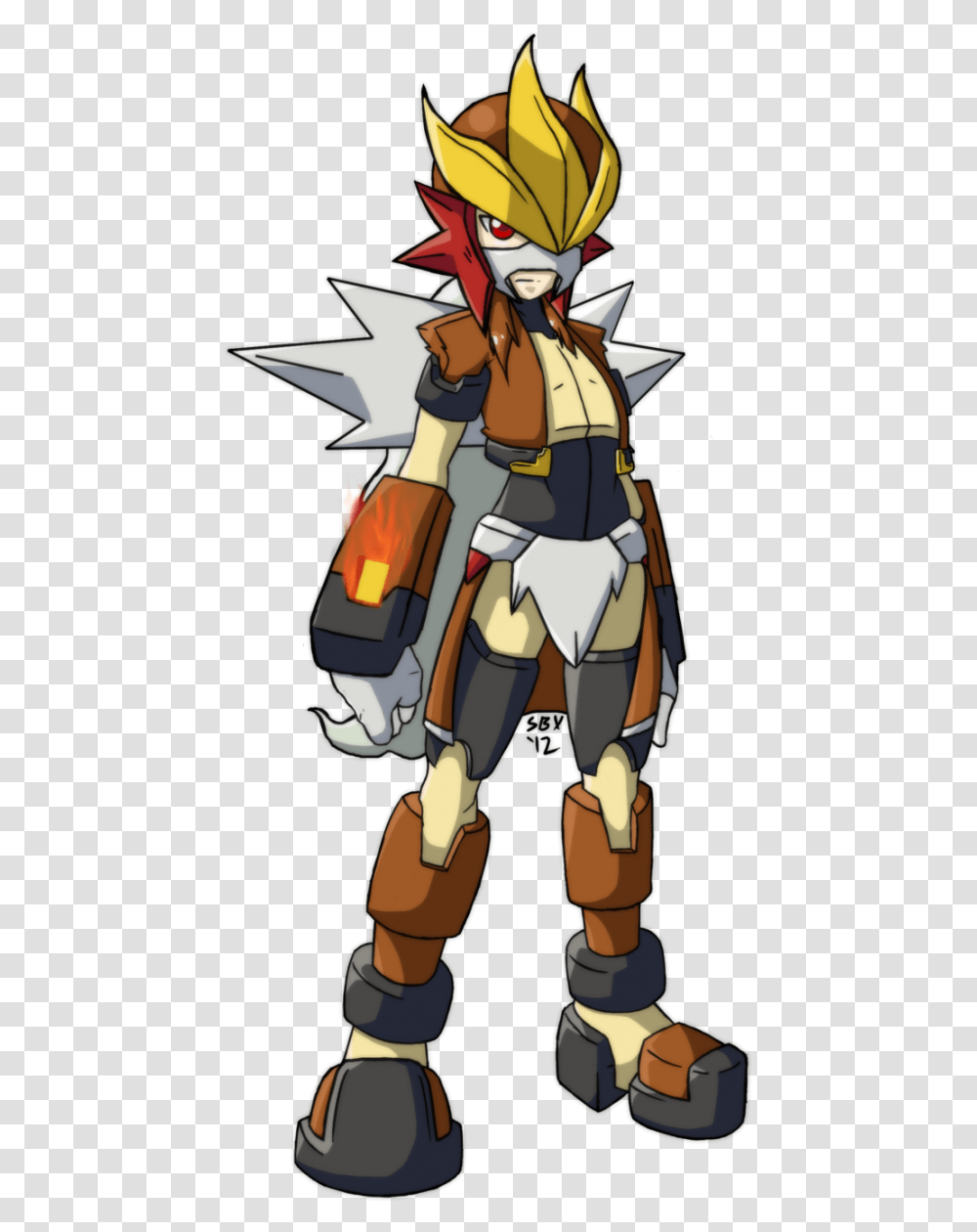 Model E Entei Zx By Silver Blur X D4vny1y Fanmade Biometals Megaman Zx, Comics, Book, Toy, Manga Transparent Png