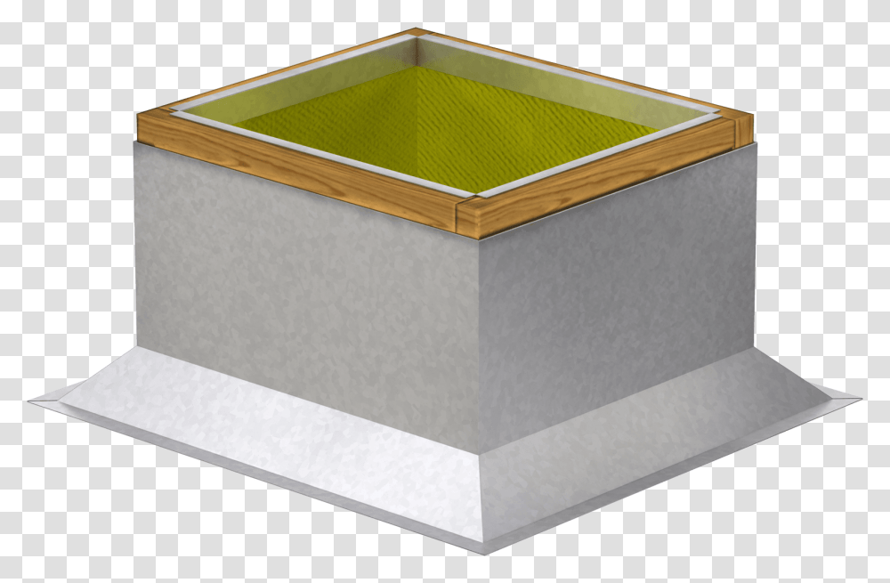 Model Gps Roof Curbs Architecture, Box, Pottery, Jar, Vase Transparent Png