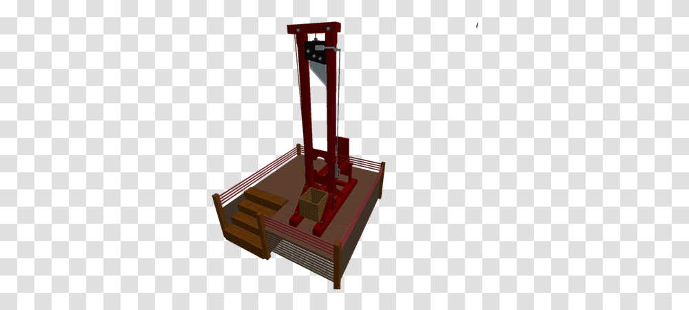 Model Guillotine Roblox Wood, Machine, Bulldozer, Tractor, Vehicle Transparent Png