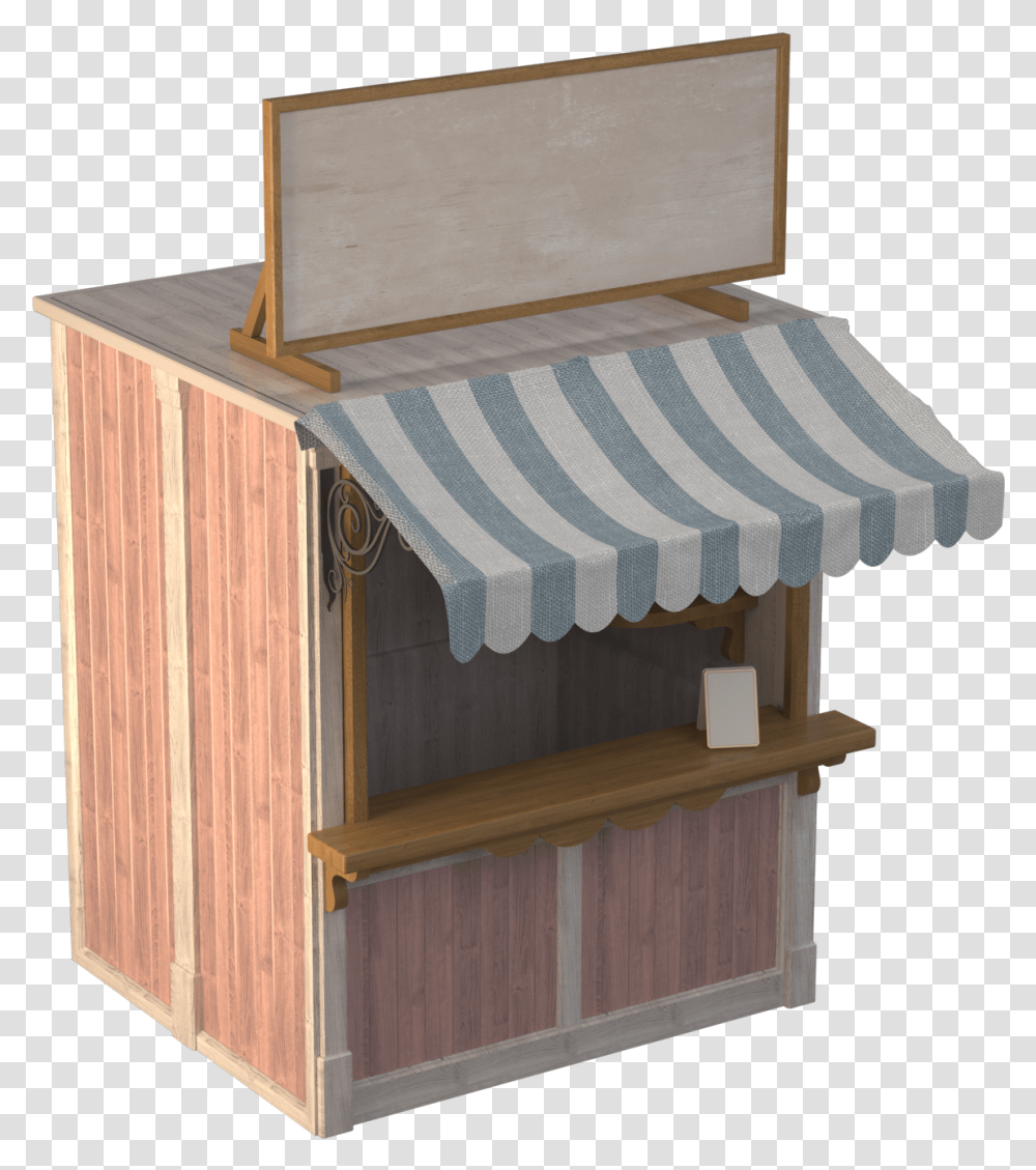 Model Kiosque En Bois, Awning, Canopy, Plywood, Box Transparent Png
