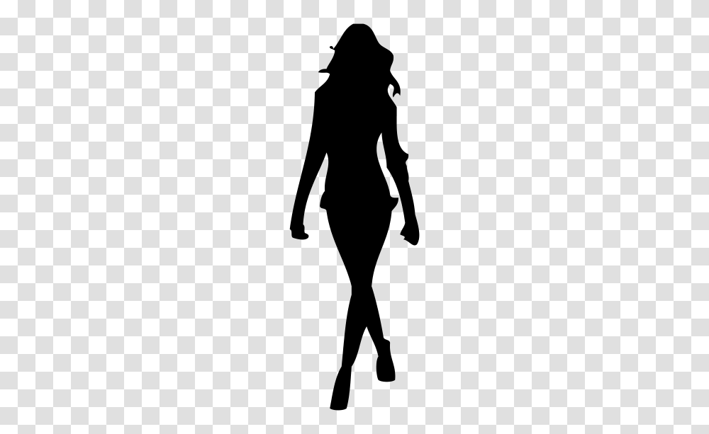 Model Silhouette Fashion Design Images, Gray, World Of Warcraft Transparent Png