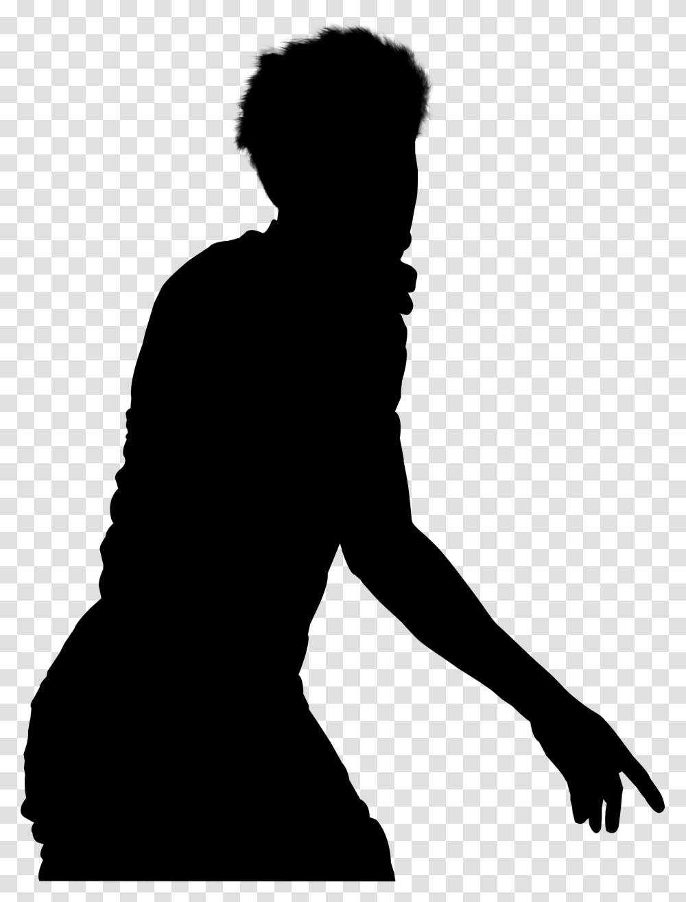 Model Silhouette Silhouette, Gray, World Of Warcraft Transparent Png