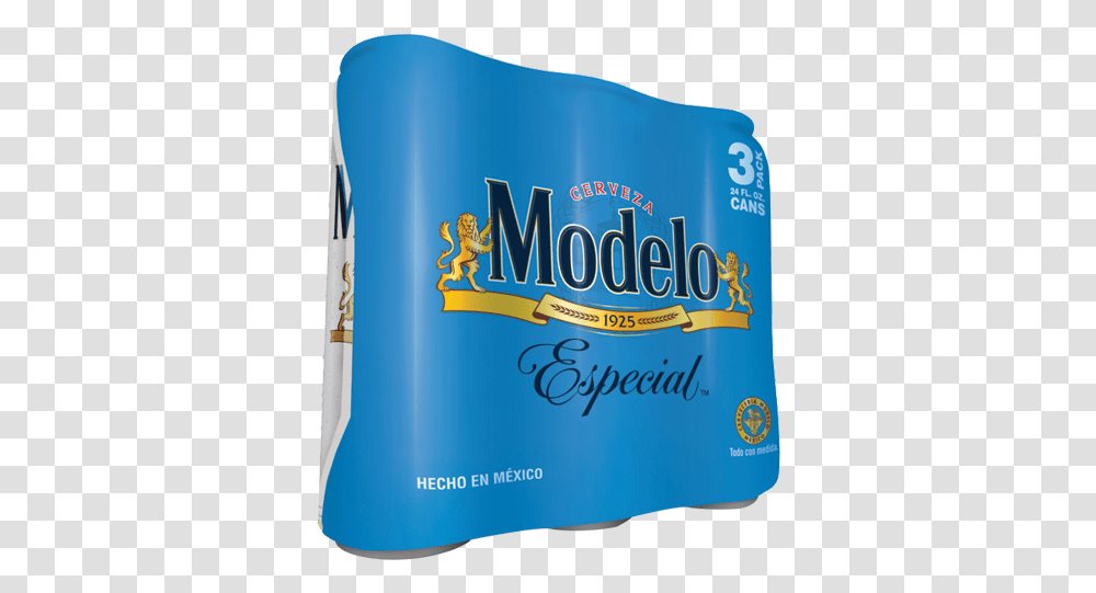 Modelo Especal Can 3 Pk 24 Oz 3 Pack Of Modelo, Text, Clothing, Bottle, Alcohol Transparent Png