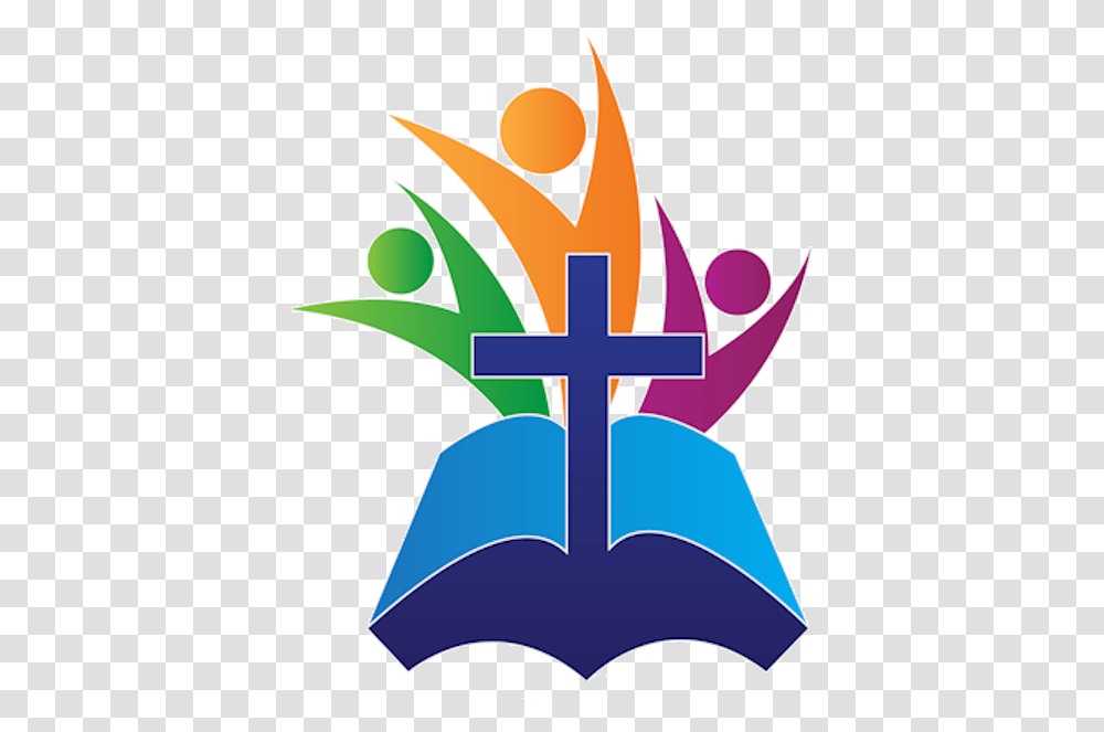 Moderator Logo Church People Bible Cross Clipart Full Bible Cross Clip Art, Symbol, Light, Flare, Hook Transparent Png