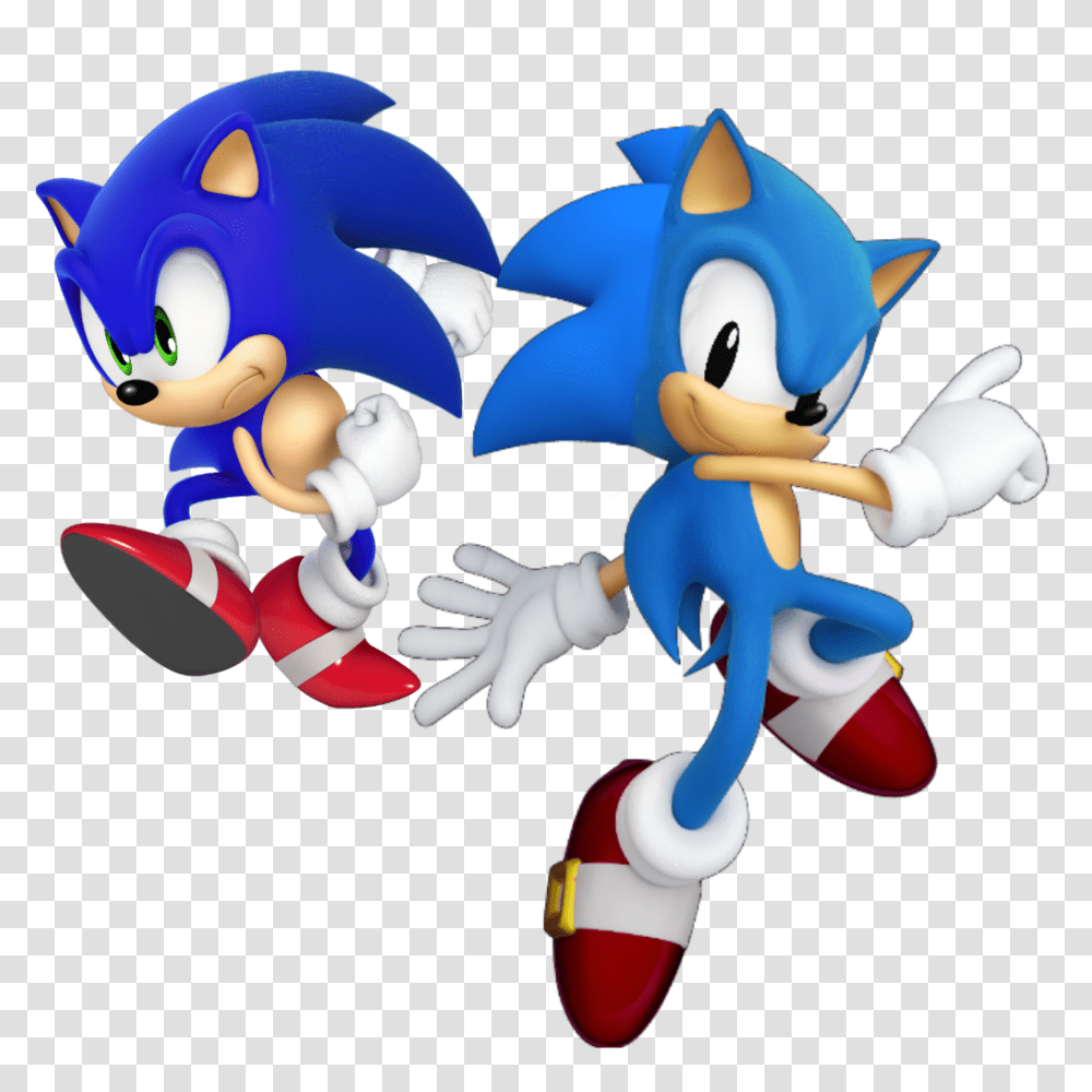 Modern And Classic Sonic But Seriously Cursed Sonicthehedgehog, Toy, Super Mario Transparent Png