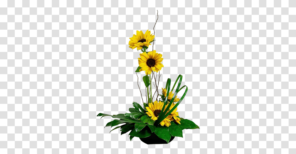 Modern And Tropical Flowers Flowerpot, Plant, Blossom, Flower Arrangement, Flower Bouquet Transparent Png