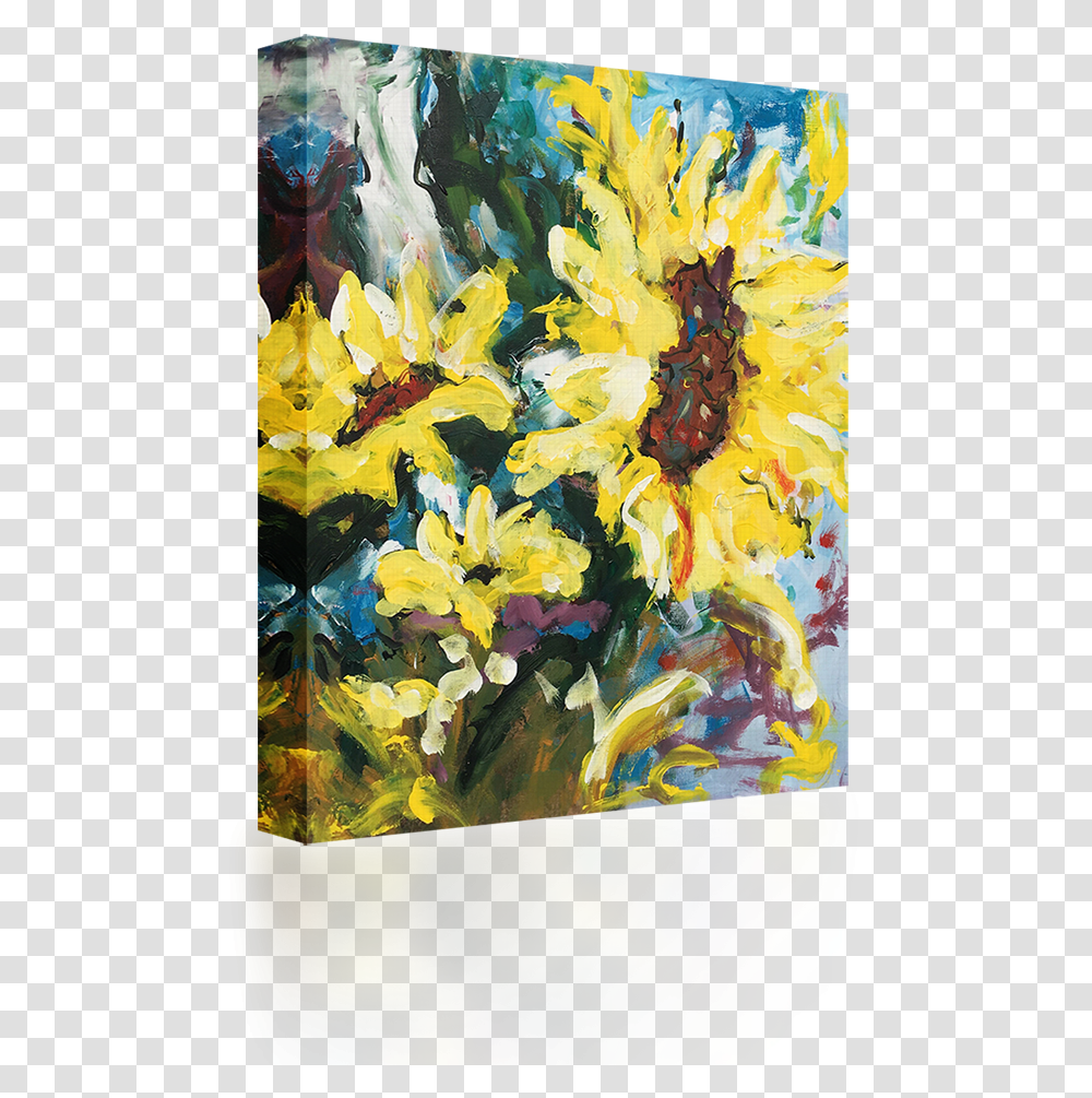 Modern Art, Painting, Canvas, Plant, Flower Transparent Png