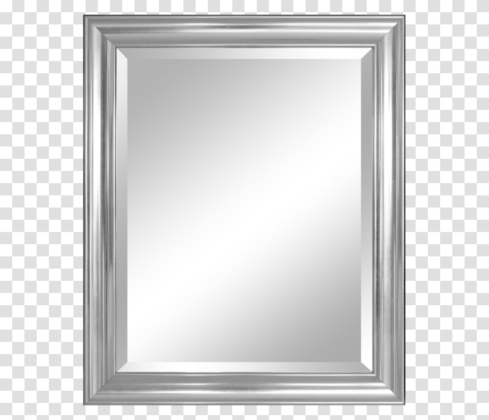 Modern Beveled Glass Wall Mirror Silver 1 Zpsiwjccjio, Furniture Transparent Png