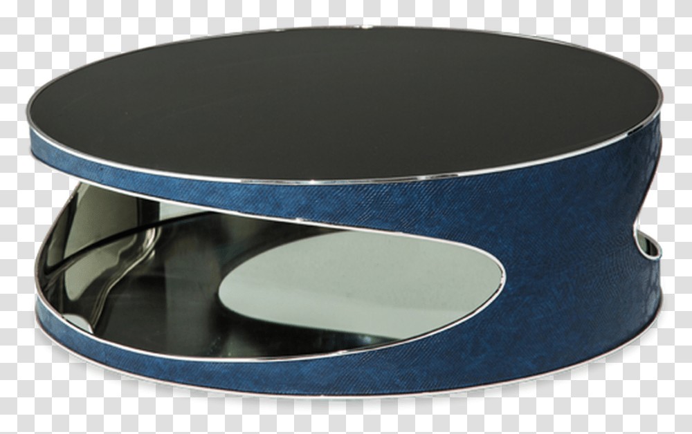 Modern Black Round Top Blue Metal Frame Cocktail Coffee Coffee Table, Furniture, Sunglasses, Accessories, Accessory Transparent Png