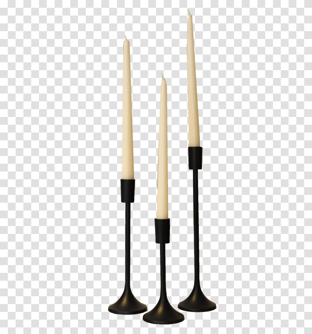 Modern Black Taper Candlesticks Black Candlesticks Cable, Arrow, Oars, Baton Transparent Png