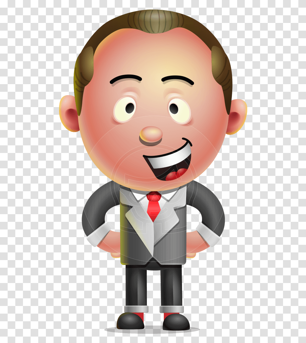 Modern Boss Cartoon 3d Vector Character Aka Xavier, Toy, Head, Food Transparent Png