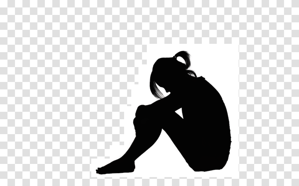 Modern Day Plague Understanding The Scope Of Veterinary Suicide, Person, Human, Kneeling, Silhouette Transparent Png