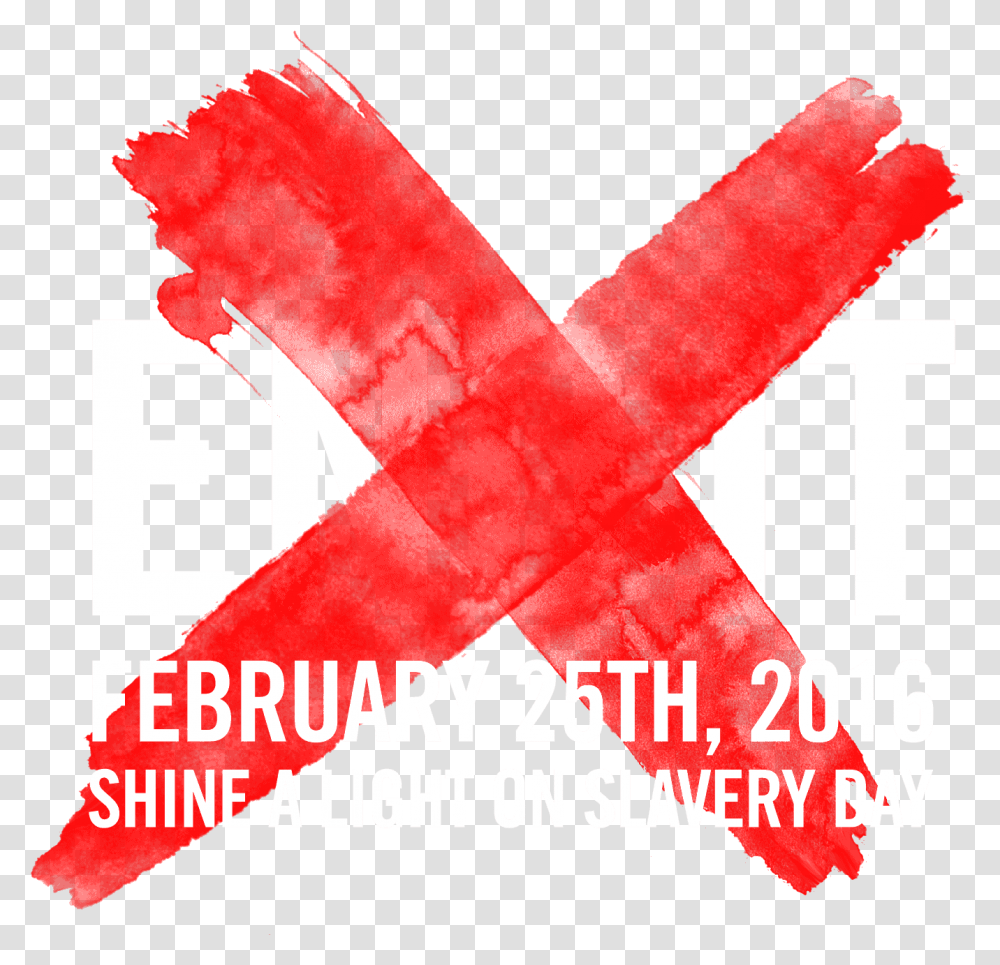Modern Day Slavery And Marker Red X, Logo, First Aid Transparent Png