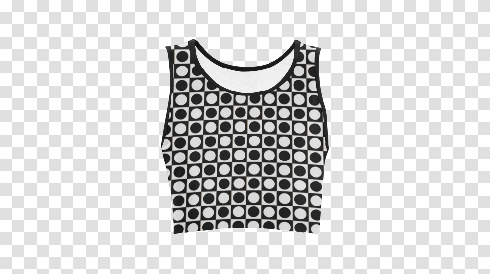 Modern Dots In Squares Pattern, Vest, Apparel, Bib Transparent Png