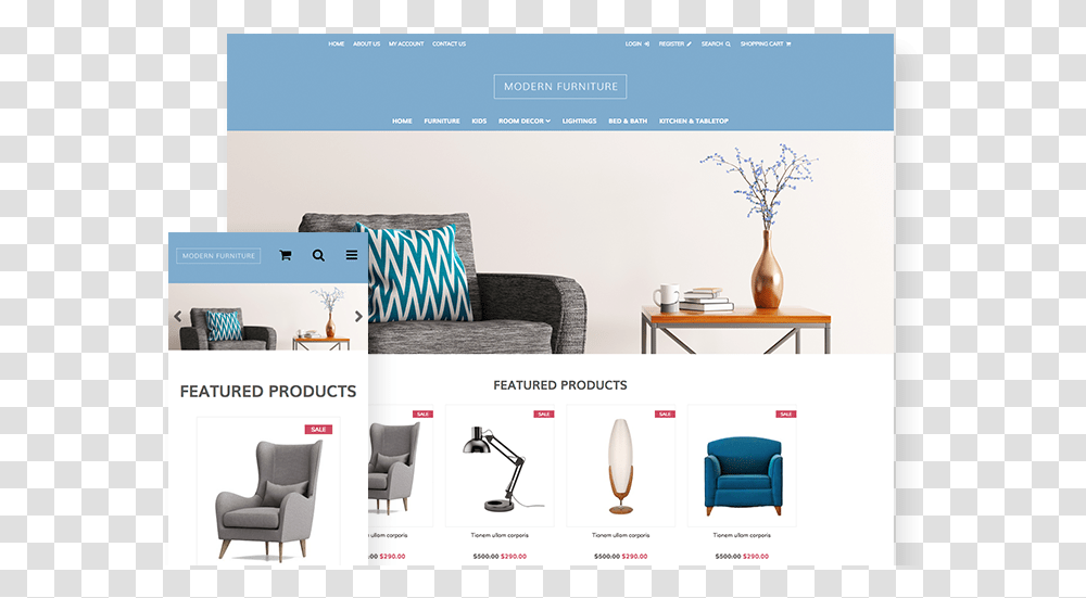 Modern Furniture Modern Cart Website, Chair, Cushion, Couch, Pillow Transparent Png