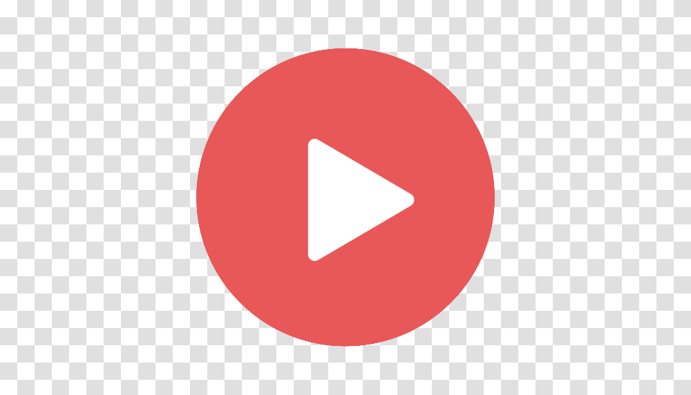 Modern Play Red Stream Video Videos Icon, Triangle, First Aid, Business Card, Paper Transparent Png