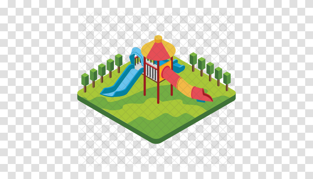 Modern Playground Icon Of Isometric Kfc, Toy, Play Area, Outdoor Play Area, Indoor Play Area Transparent Png