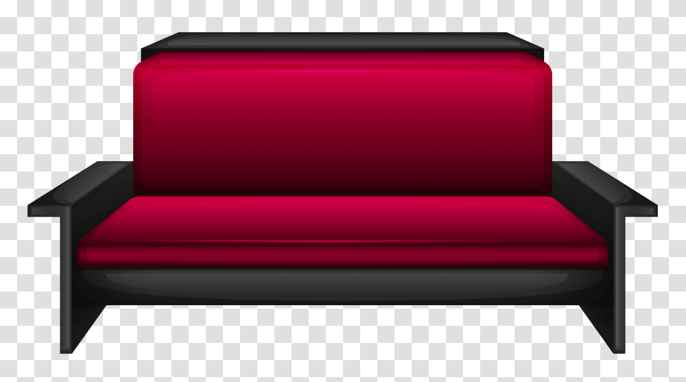 Modern Red Sofa, Electronics Transparent Png