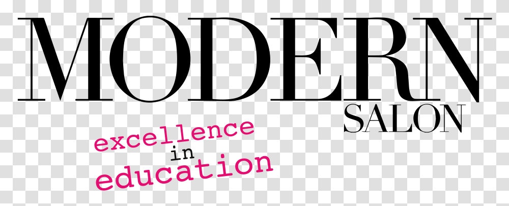 Modern Salon Escellence In Education Awards Modern Salon, Alphabet, Face Transparent Png