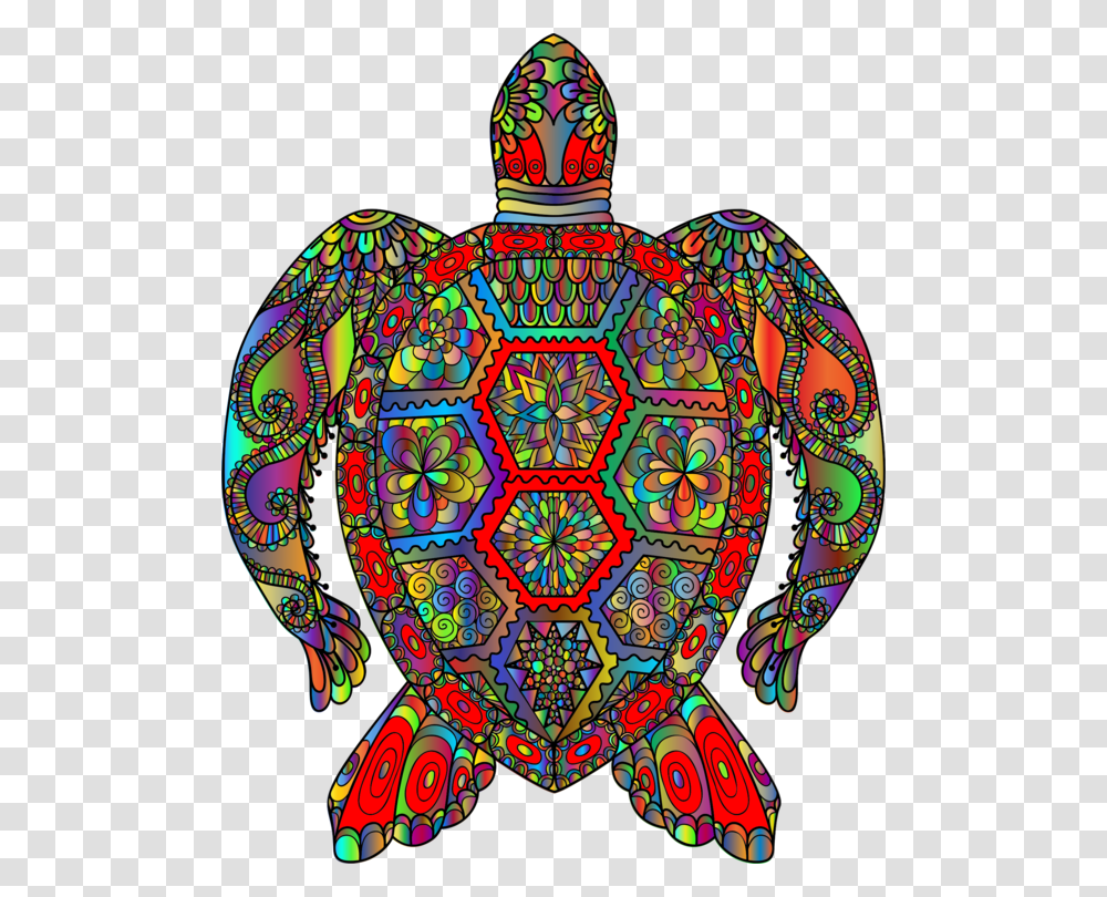 Modern Sea Turtles Reptile Art Painted Turtle, Pattern, Ornament, Hoodie, Sweatshirt Transparent Png
