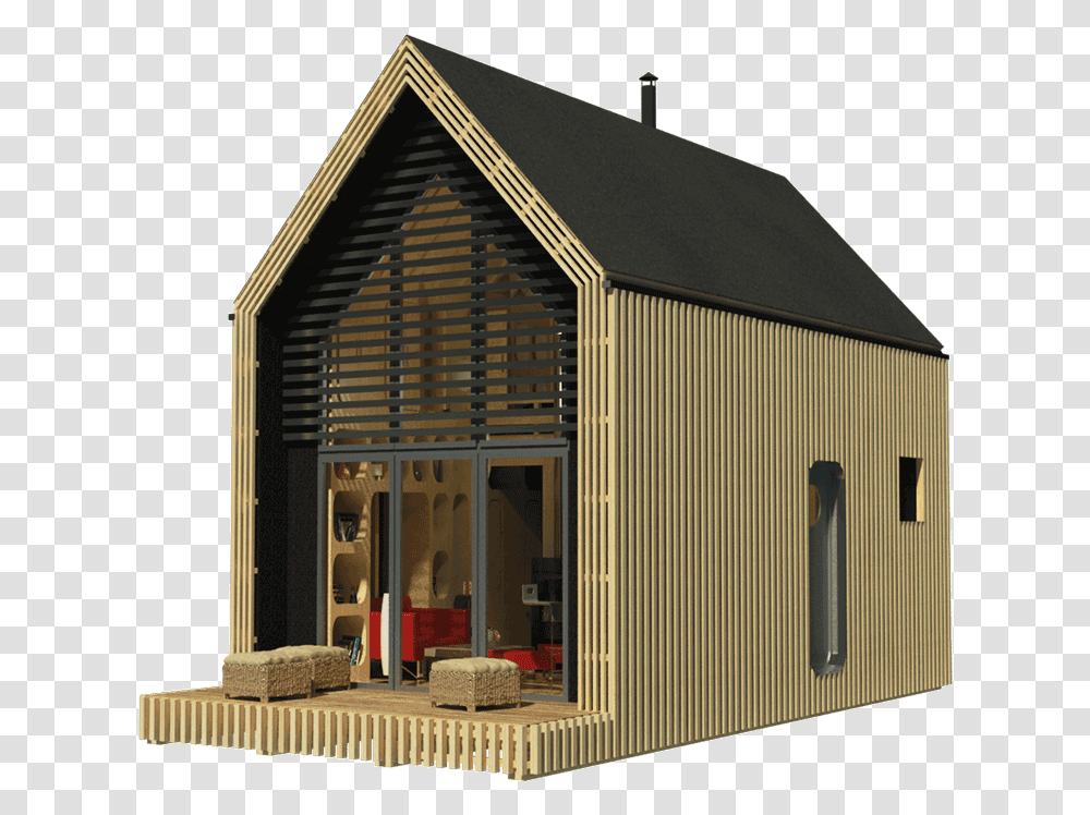 Modern Tiny House Plan, Housing, Building, Shelter, Rural Transparent Png