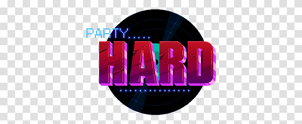 Modern Video Game Logos Suck Party Hard Game Logo, Text, Lighting, Purple, Graphics Transparent Png