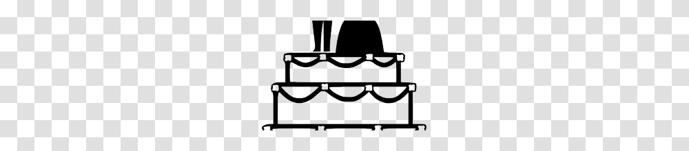 Modern Wedding Cake Clip Art, Apparel, Silhouette, Stencil Transparent Png