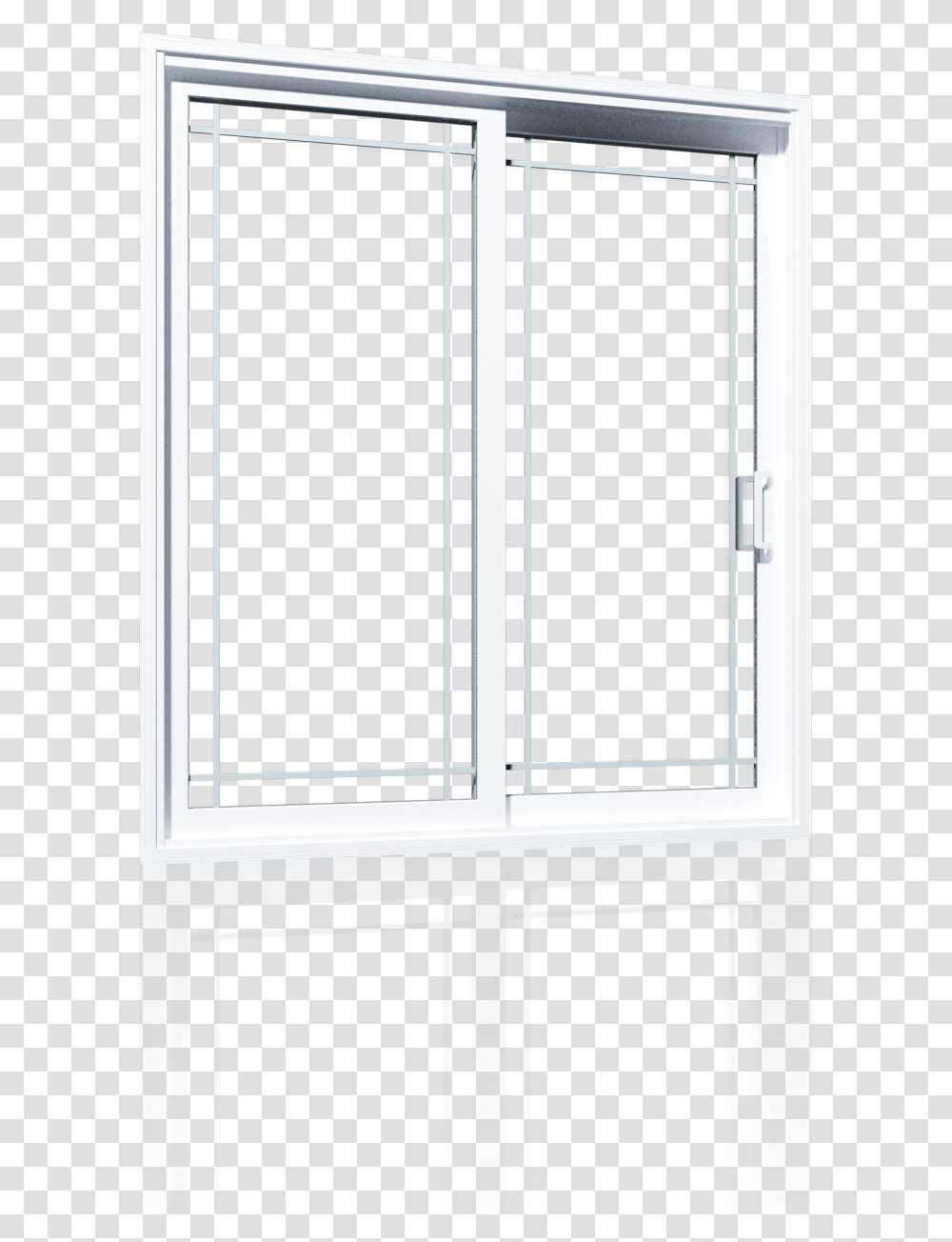 Modern White Front Door With Half Glass Inserts And Window, Picture Window, Aluminium Transparent Png