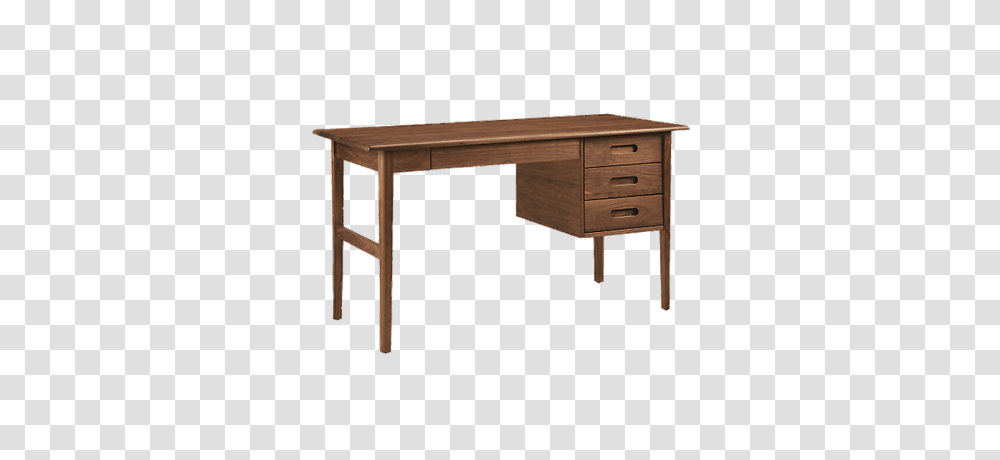 Modern Wooden Desk, Furniture, Table, Electronics, Computer Transparent Png