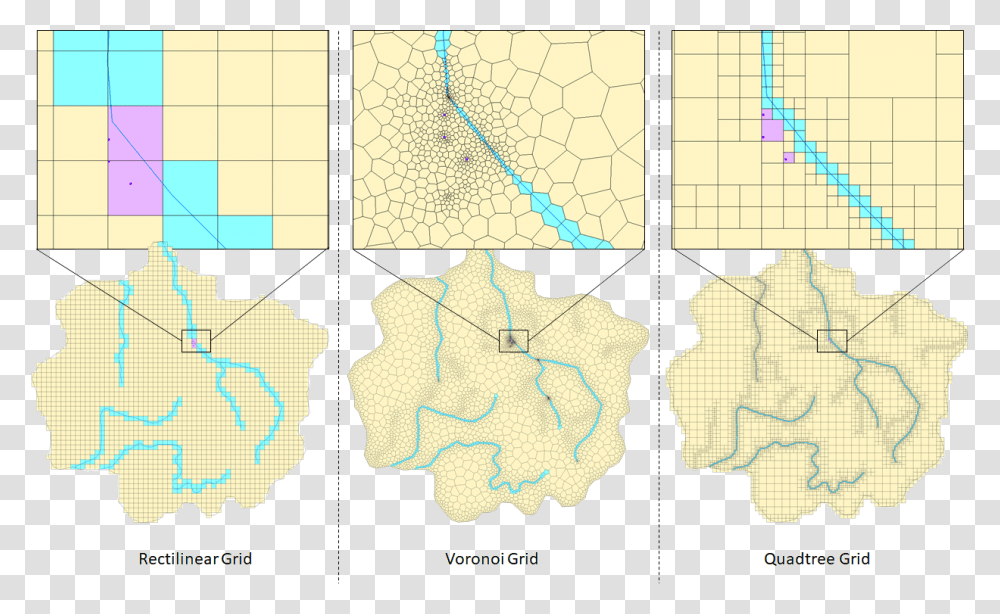 Modflow 6 Voronoi Grid, Plot, Diagram, Map, Atlas Transparent Png