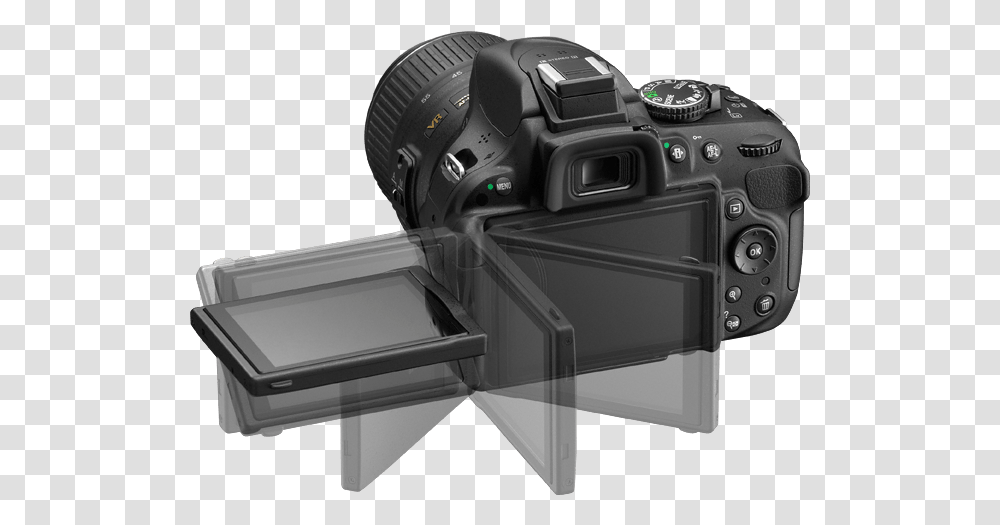 Modified Nikon D5200 Dslr Rear Nikon, Camera, Electronics, Digital Camera, Video Camera Transparent Png