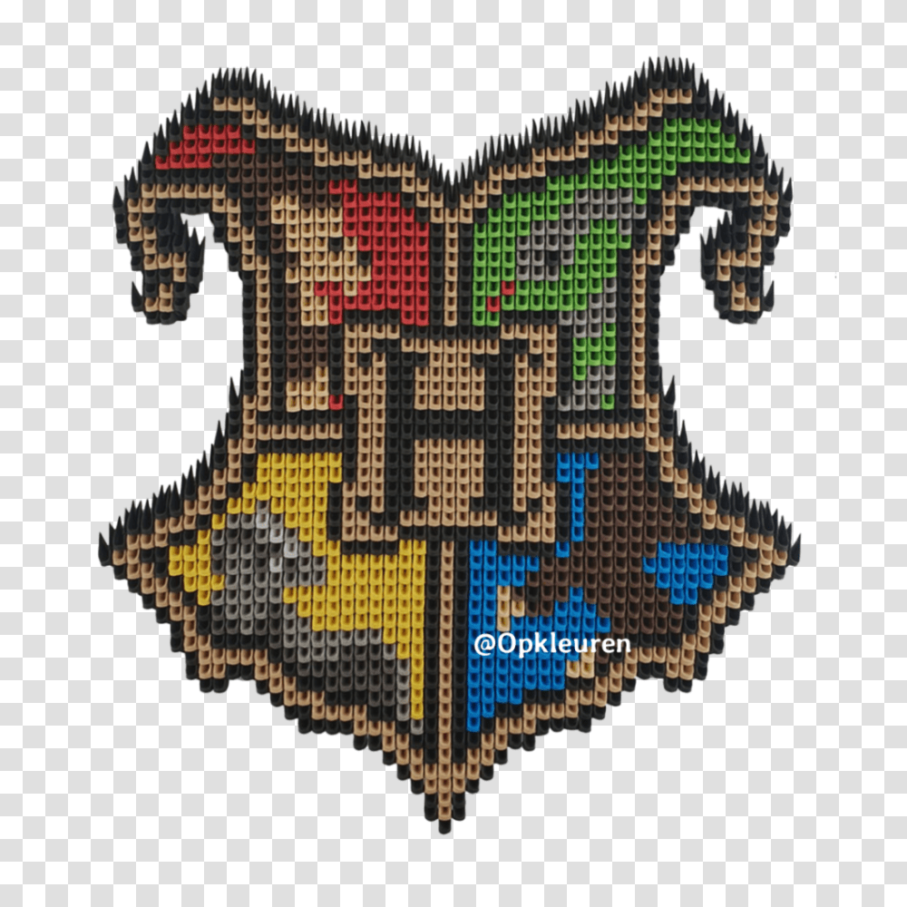 Modular Origami Hogwarts Crest, Pattern, Chandelier, Lamp Transparent Png
