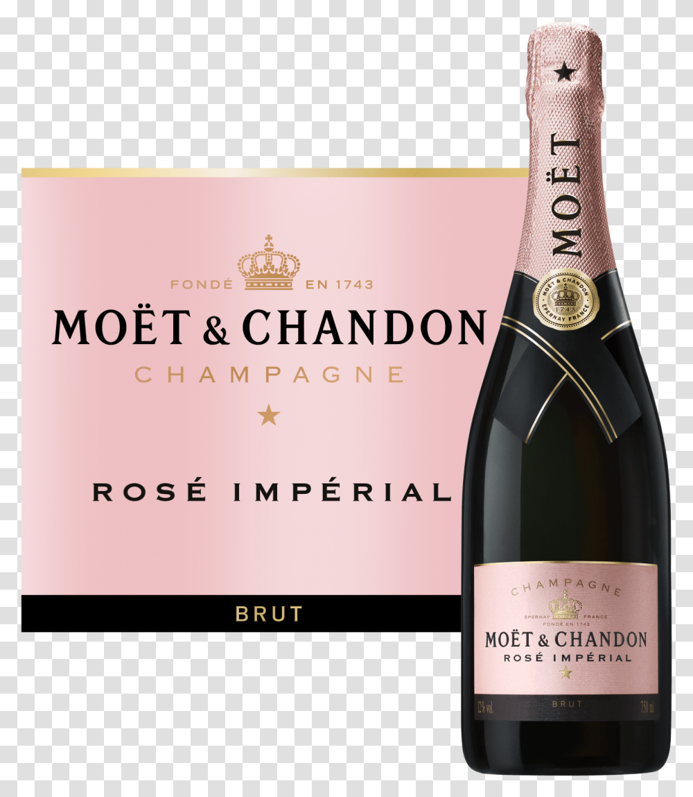 Moet Amp Chandon Rose Imperial Champagne Moet Amp Chandon, Wine, Alcohol, Beverage, Drink Transparent Png