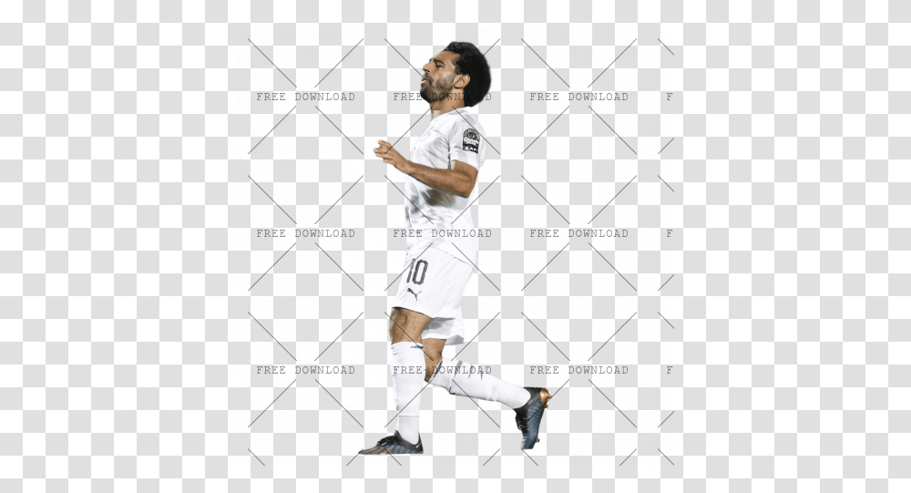 Mohamed Salah Cs Image With Background Player, Person, Shorts, Clothing, People Transparent Png