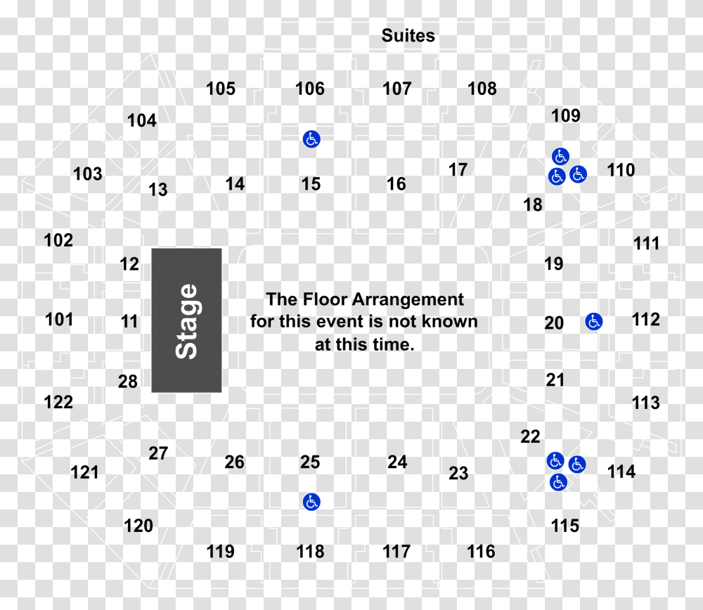 Mohegan Sun Arena Seating Chart, Diagram, Plot, Plan, Cooktop Transparent Png