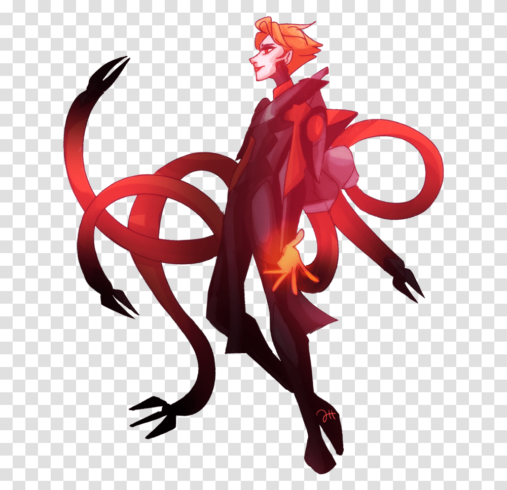 Moira Created The Tentacle Suit Sometime When She Was Illustration, Seafood, Dragon, Animal, Sea Life Transparent Png
