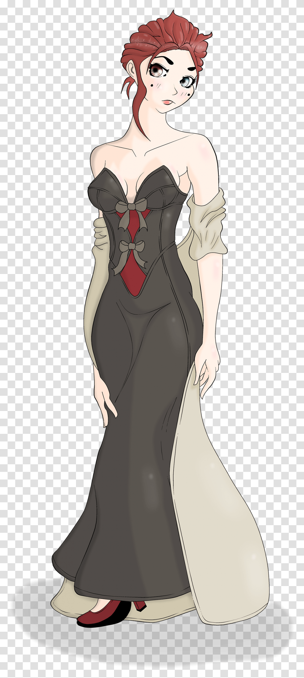 Moira In A Dress Overwatch, Person, Evening Dress, Robe Transparent Png