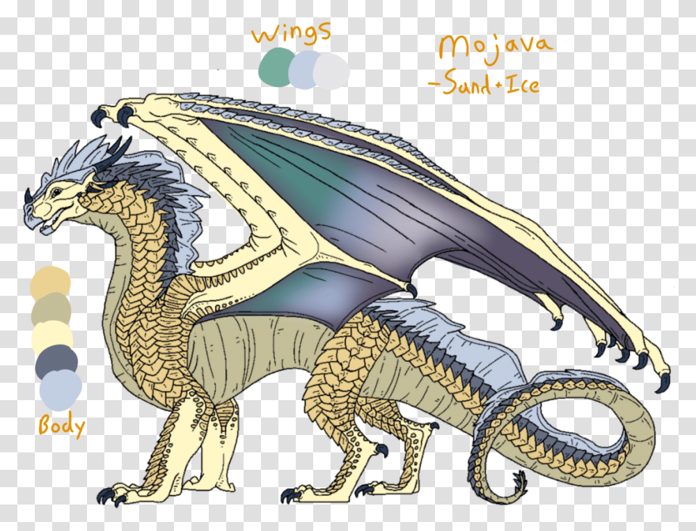 Mojava Wings Of Fire Oc Dunes Offruit Illustrations Art Wings Of Fire Oc Reference Sheets, Dragon, Dinosaur, Reptile, Animal Transparent Png