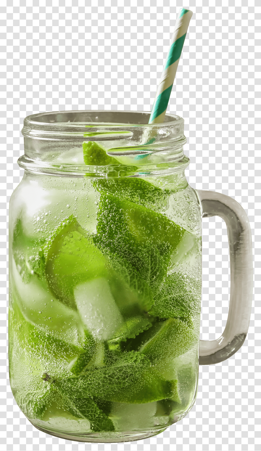 Mojito Mason Jar, Lemonade, Beverage, Cocktail, Alcohol Transparent Png