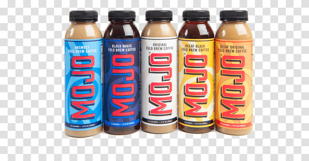 Mojo Cold Brew Coffee, Bottle, Tin, Can Transparent Png