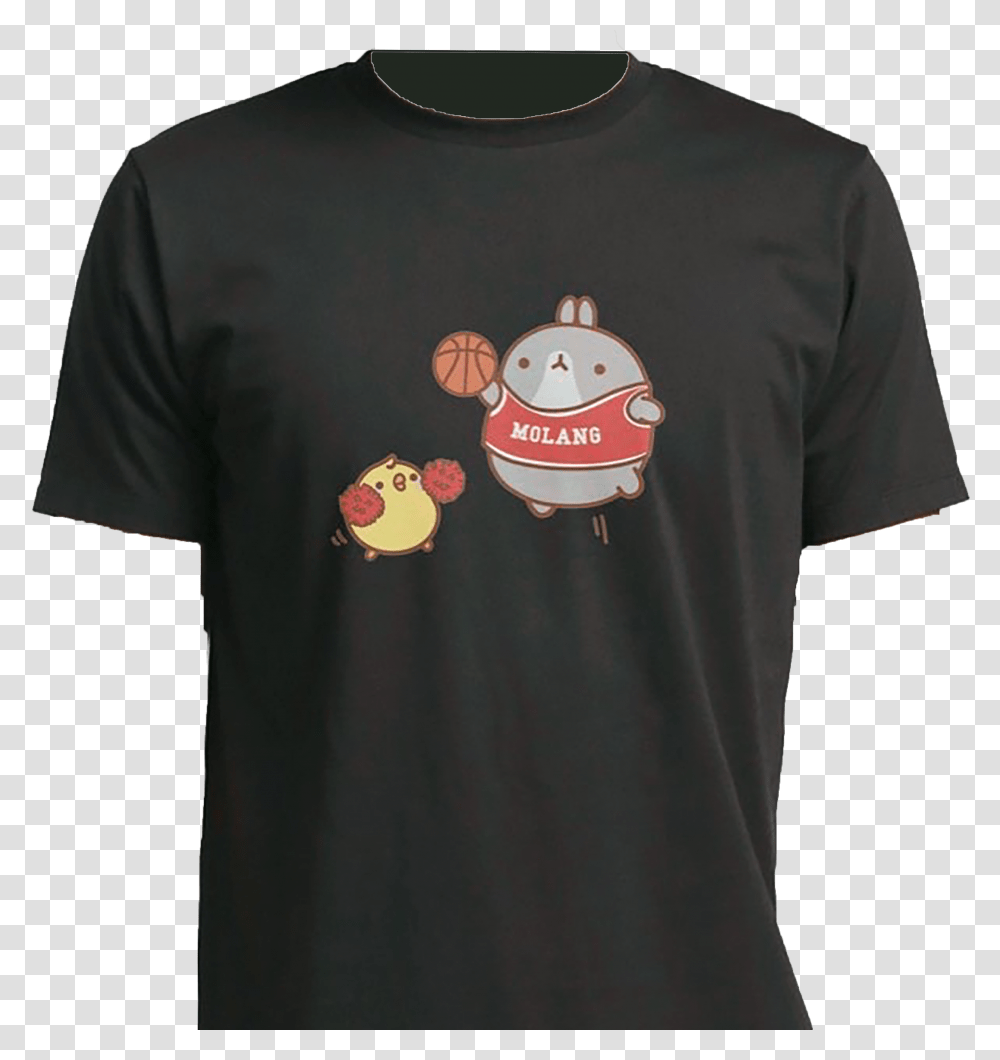 Molang Basketball Tee Active Shirt, Clothing, Apparel, T-Shirt, Plant Transparent Png