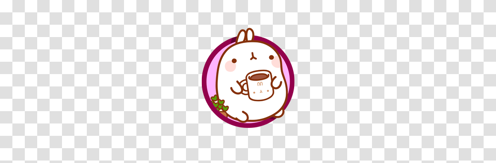 Molang, Coffee Cup, Bag, Birthday Cake, Dessert Transparent Png