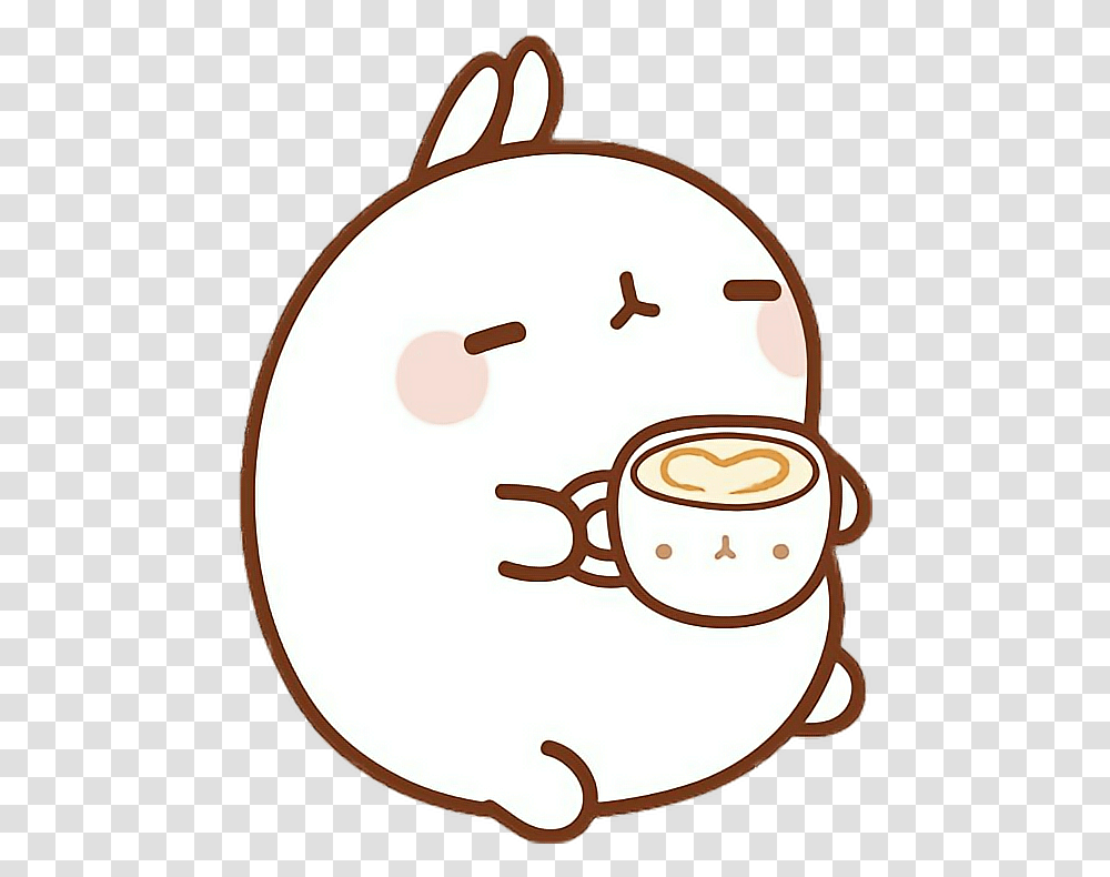 Molang Glass Background Molang Gifs, Coffee Cup, Latte, Beverage, Drink Transparent Png